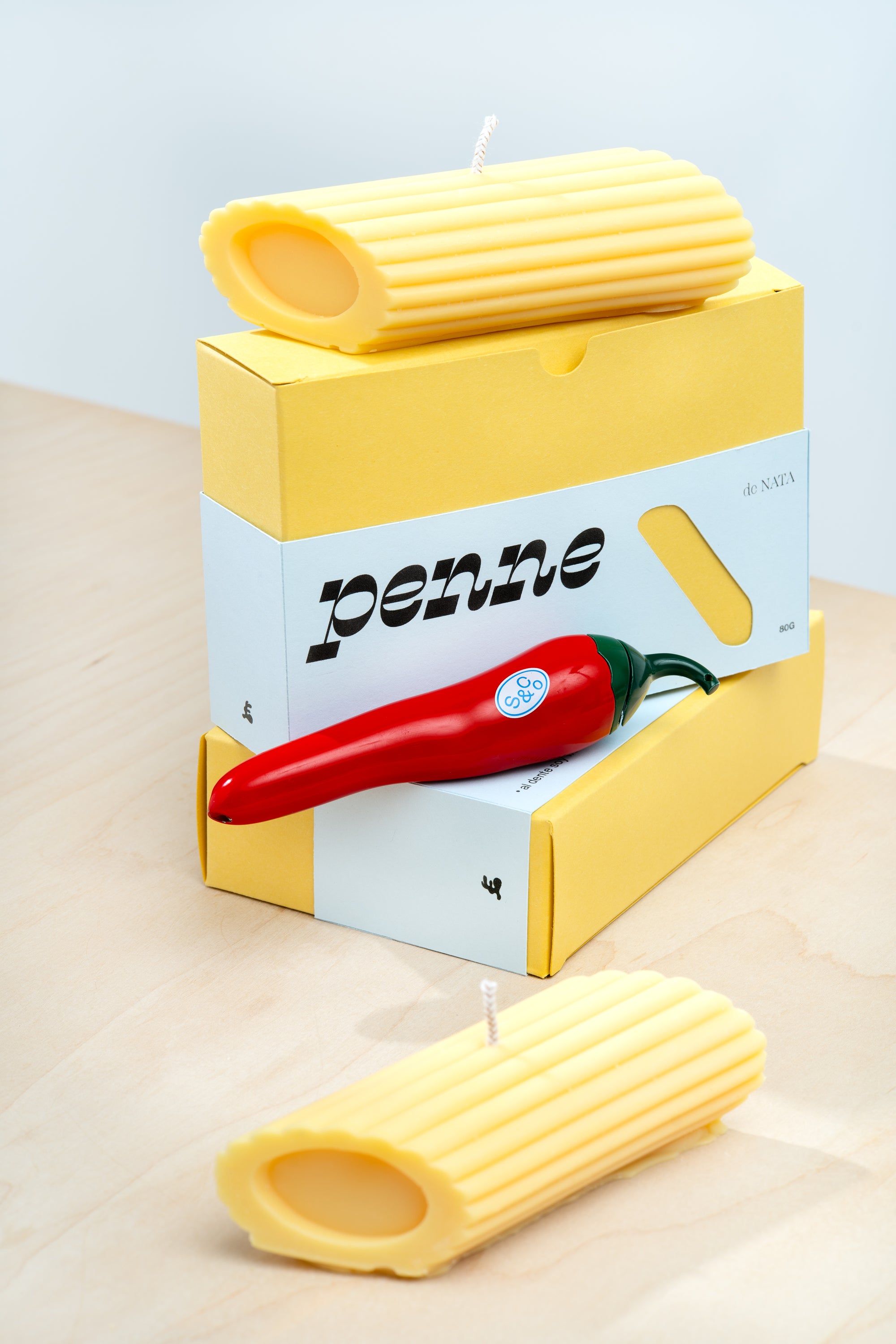 Penne Pasta Candle