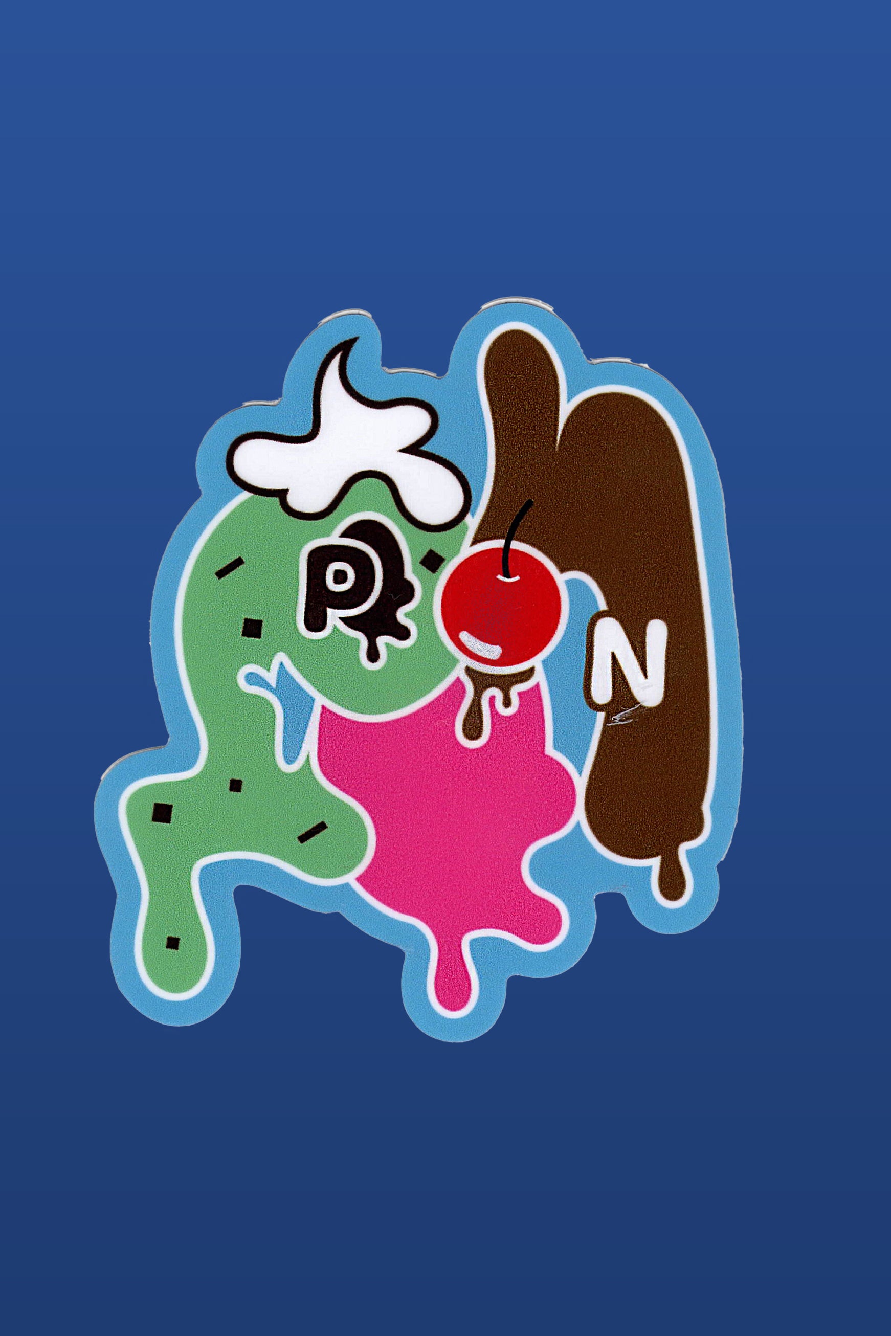 Pon Screams Sticker