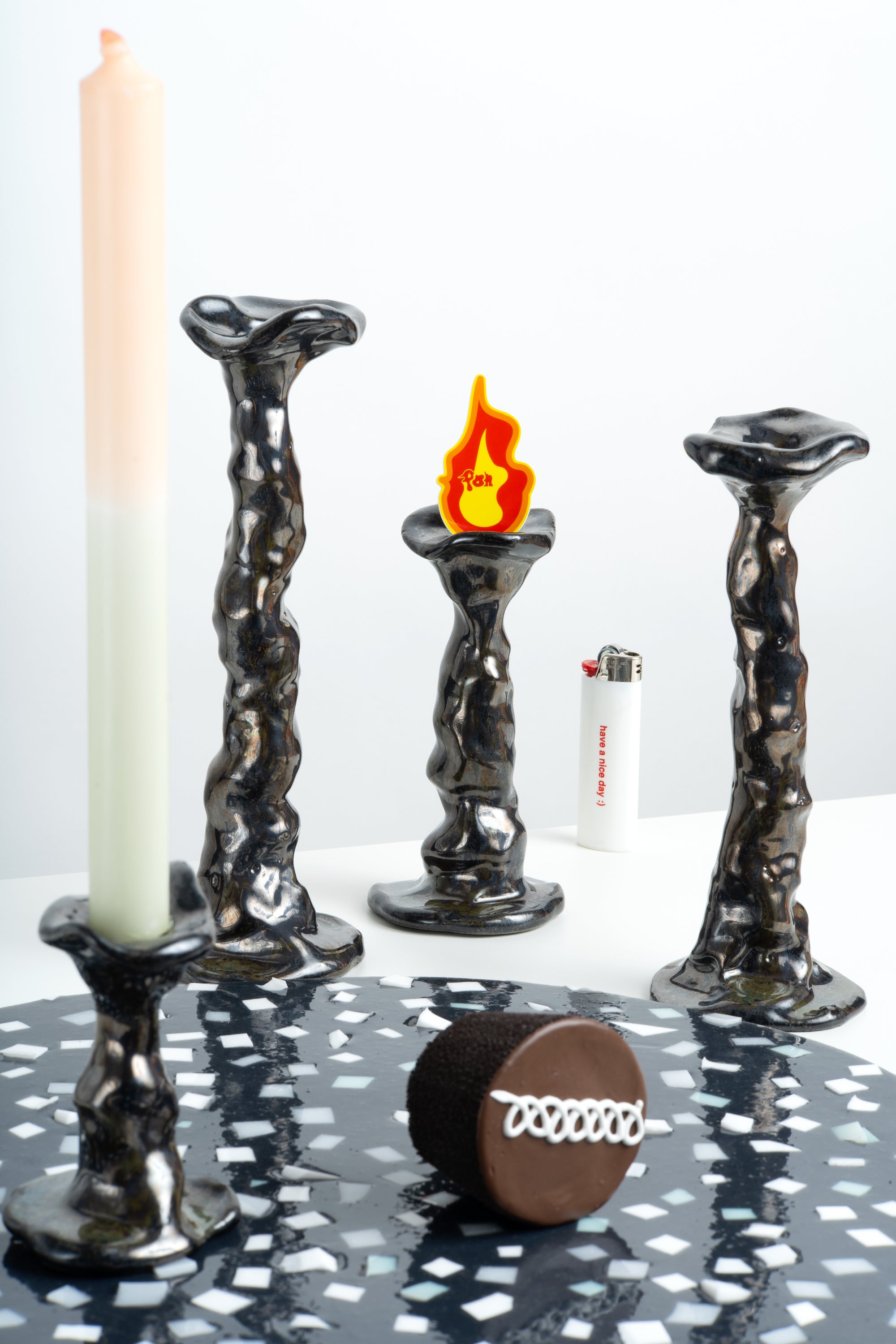 Dark Silver Slimey Stix