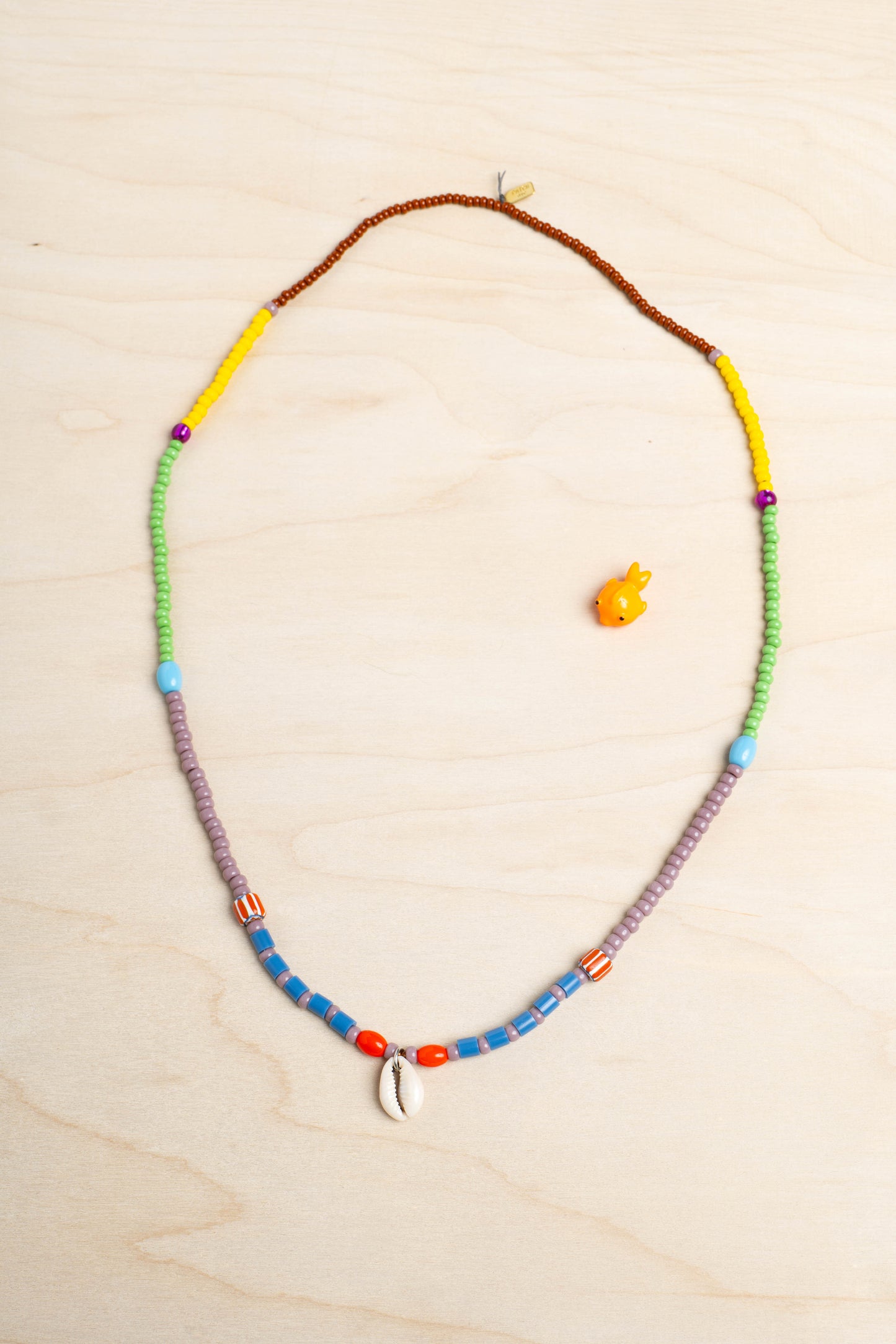 Mixed Beads Strand Necklace