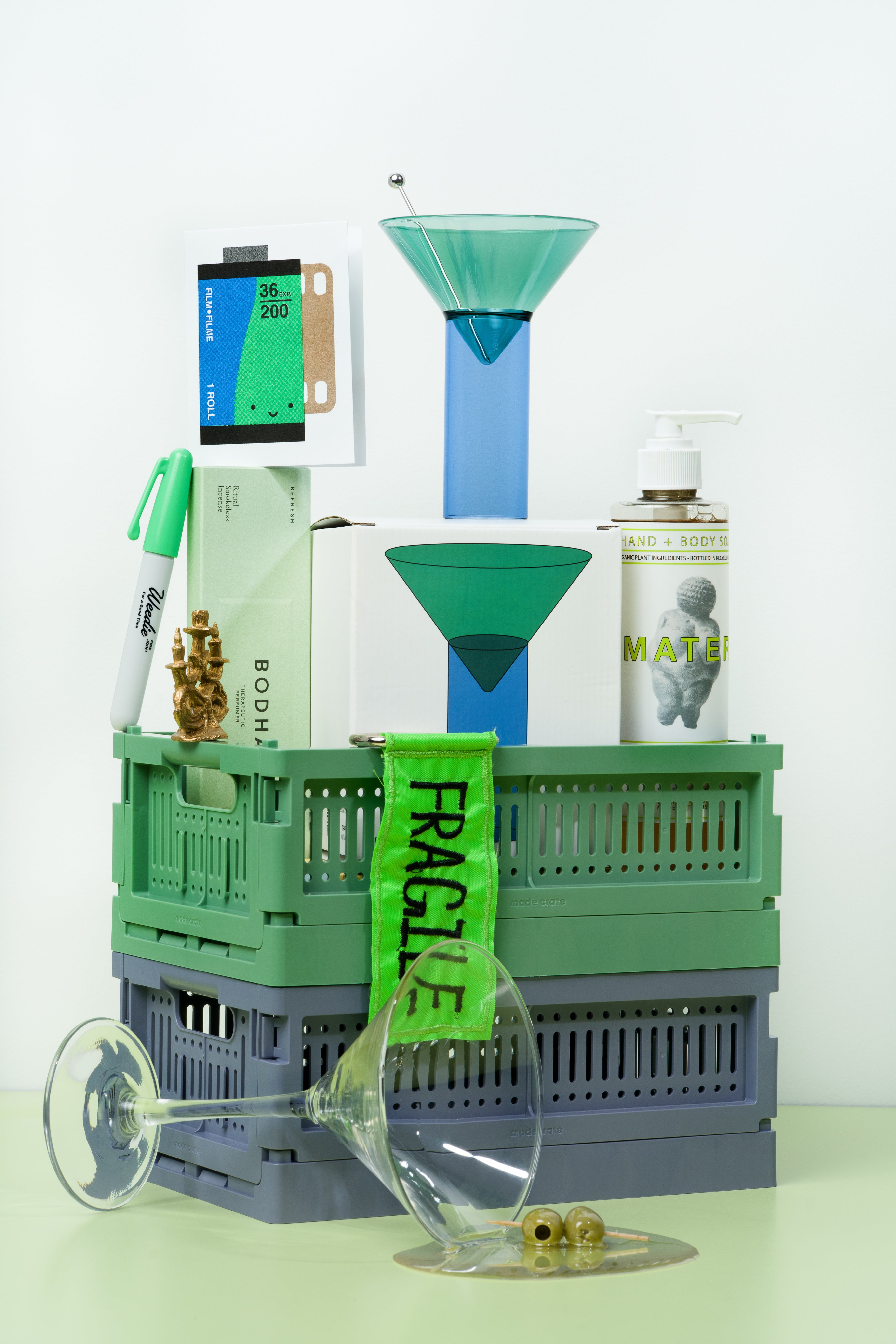 Recycled Mini Color Crate