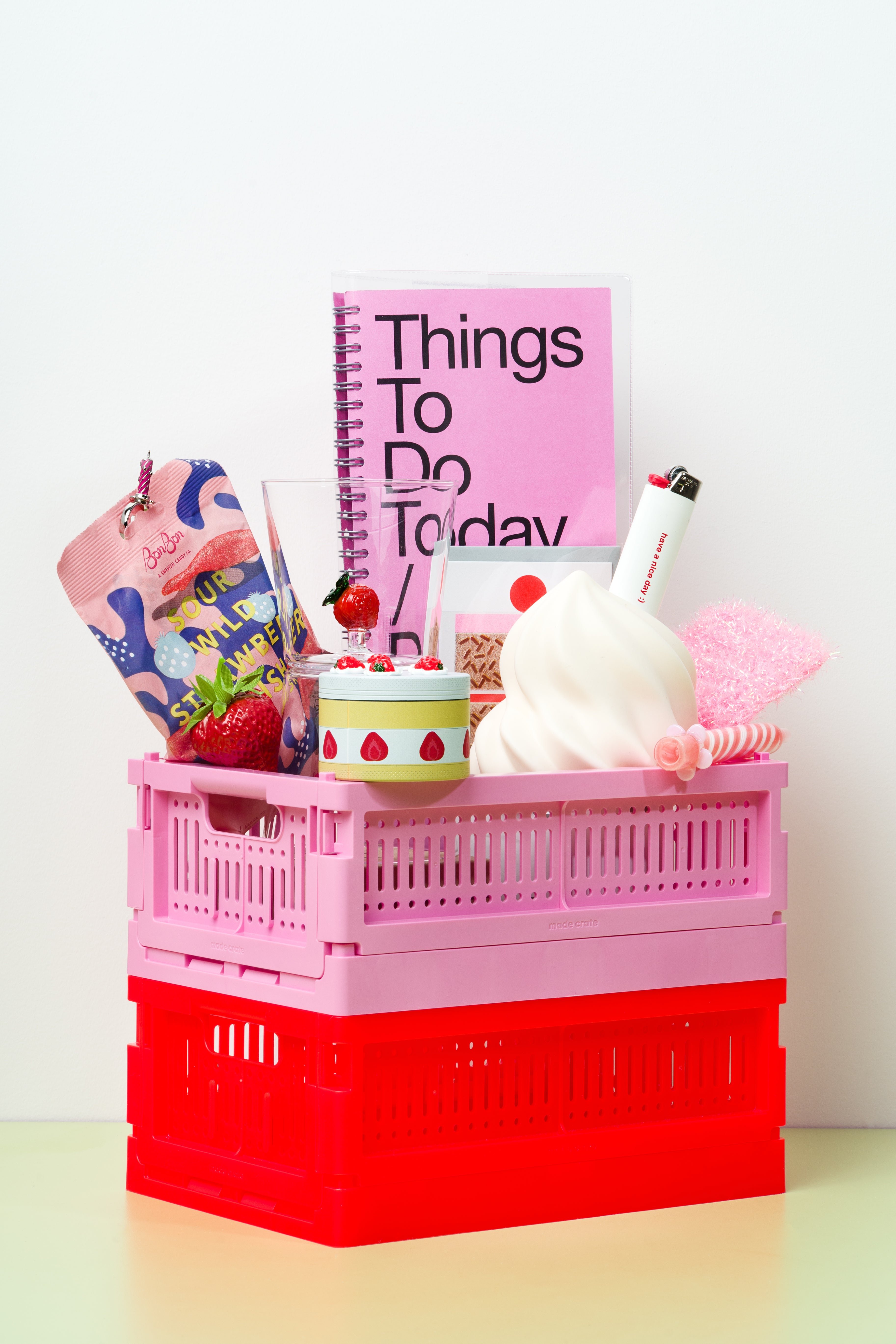 Recycled Mini Color Crate
