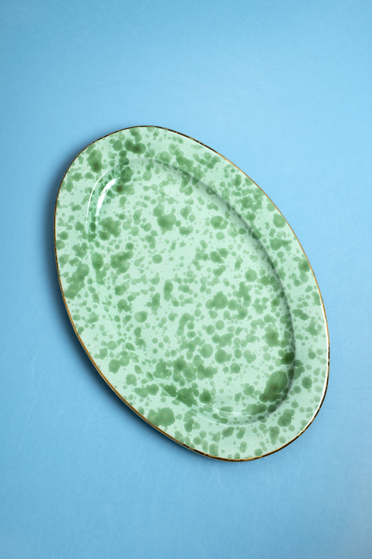 Green Serving Platter