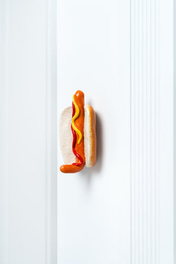 Hot Dog Leather Key Fob main image 1
