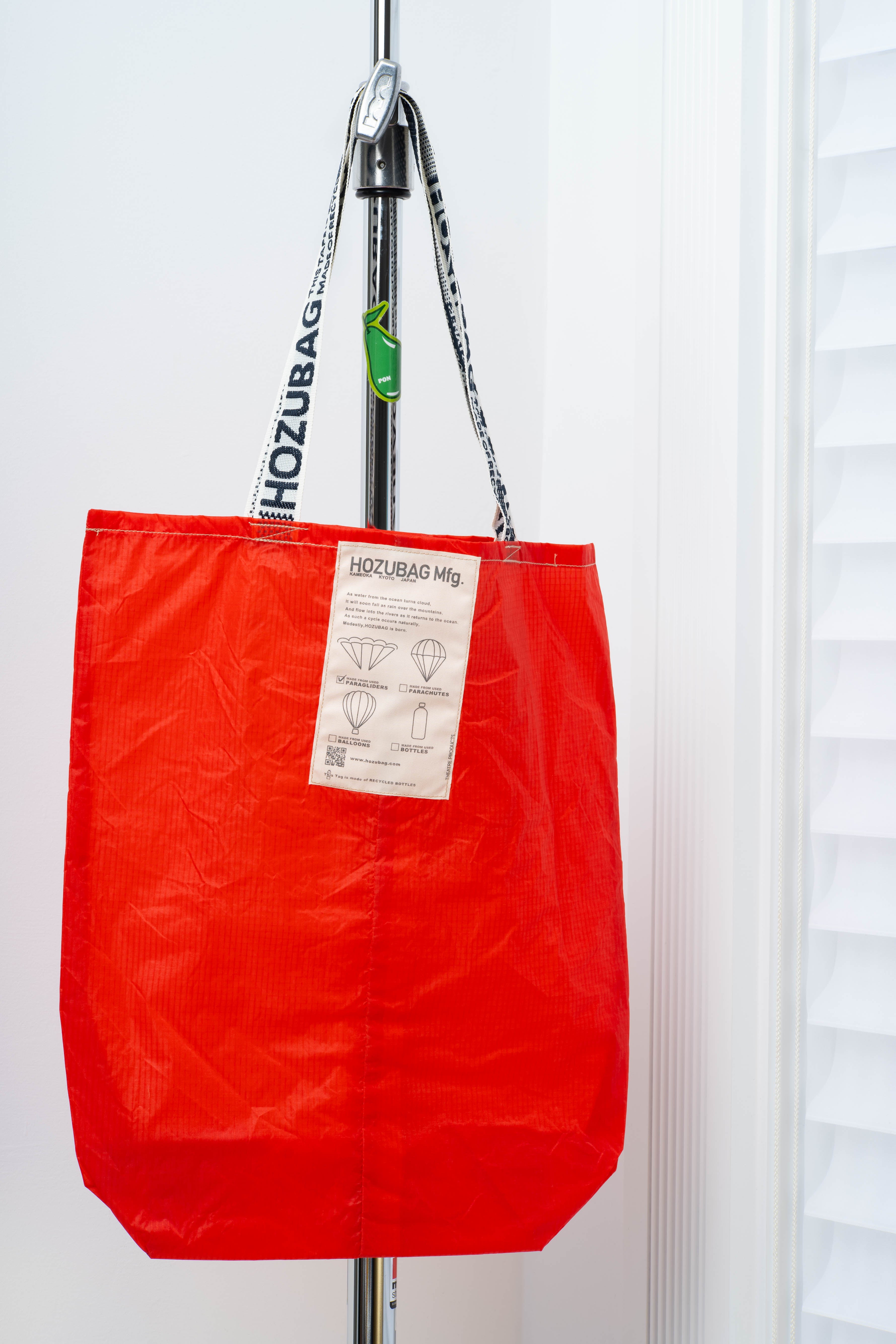 Bags made from online parachute material