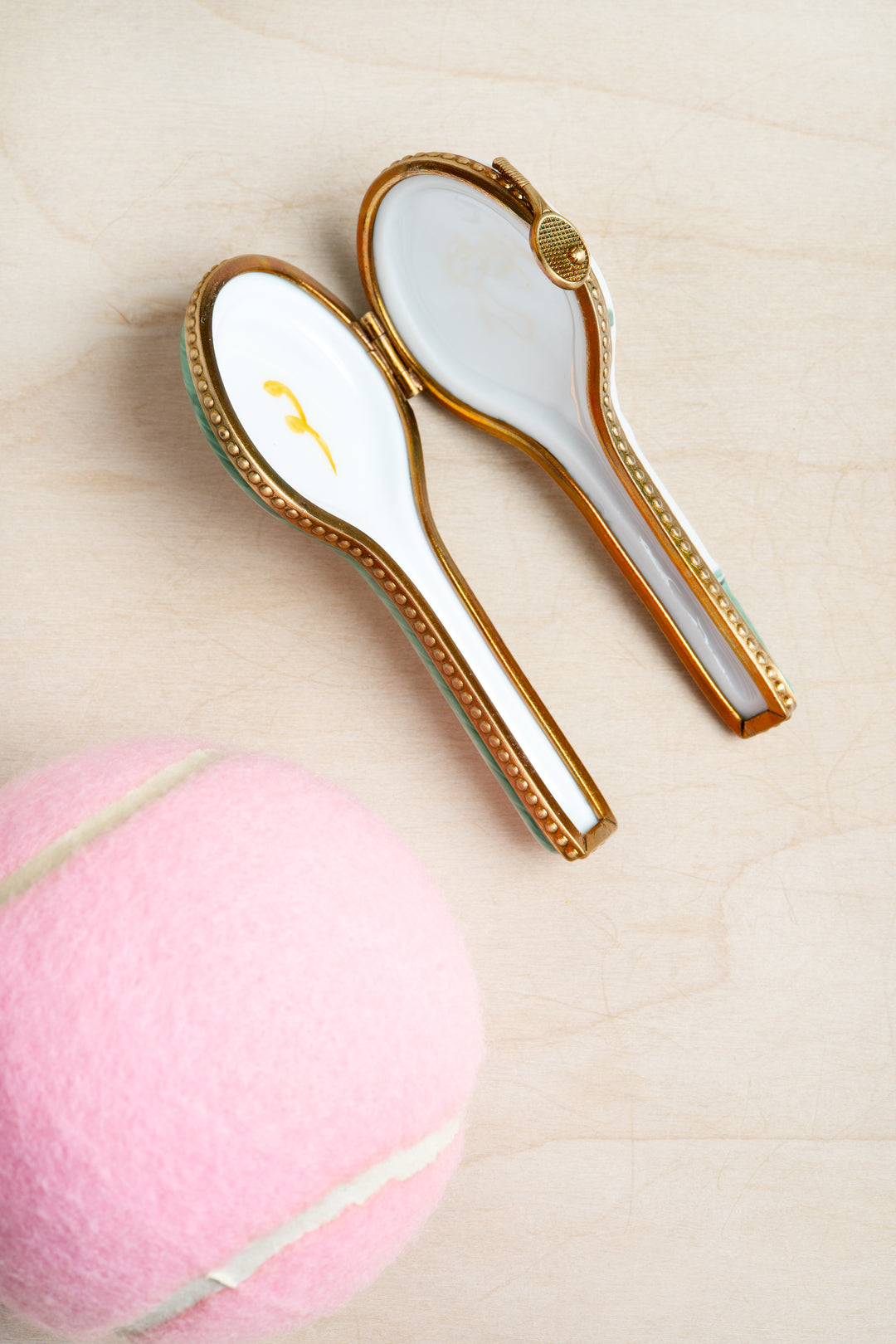 Tennis Racquet Limoges Box