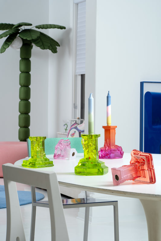 Rocky Baroque Candleholder