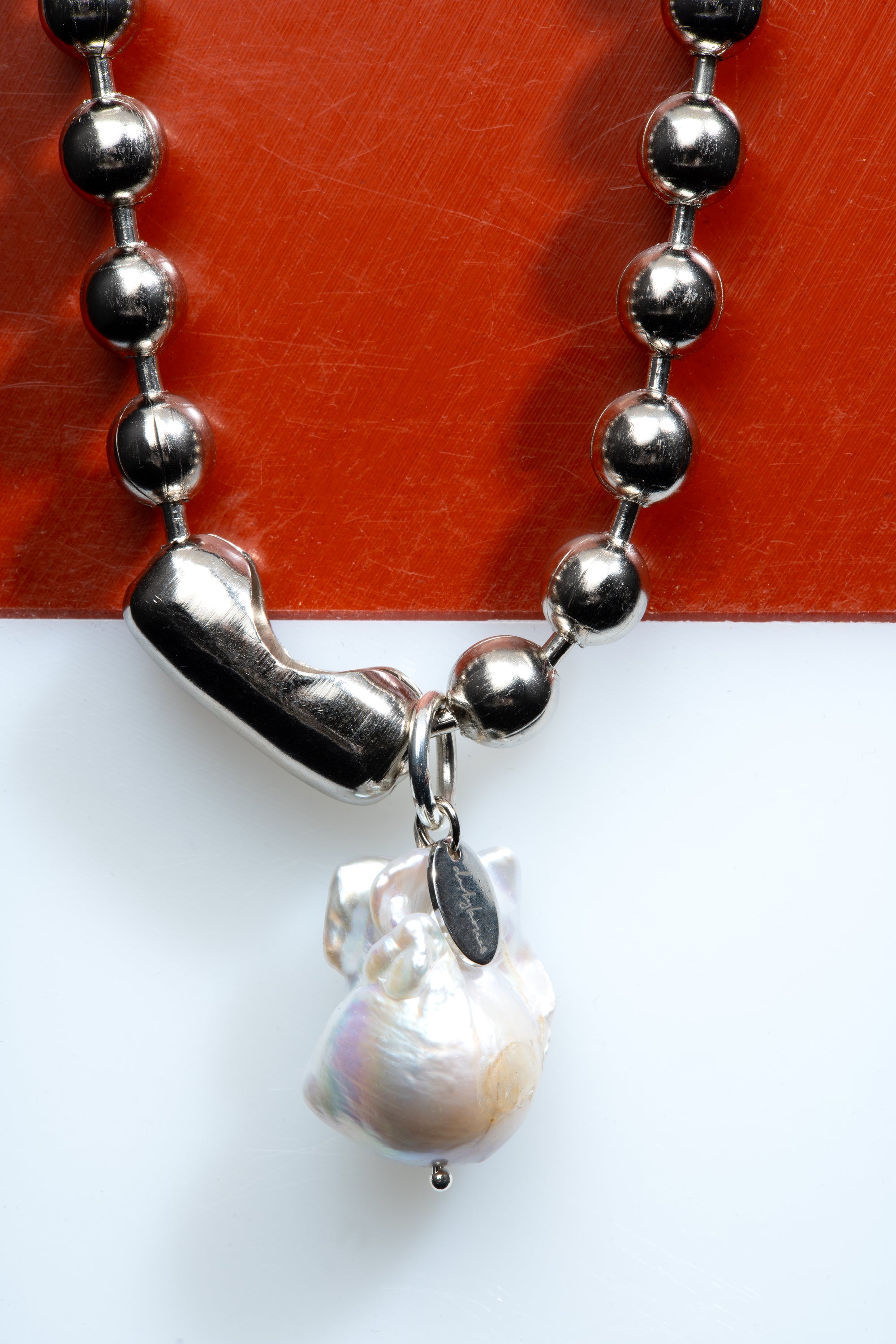Ball Chain Pearl Necklace – Pon The Store