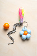 Flower Balloon Keychain Bracelet