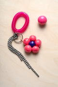 Flower Balloon Keychain Bracelet