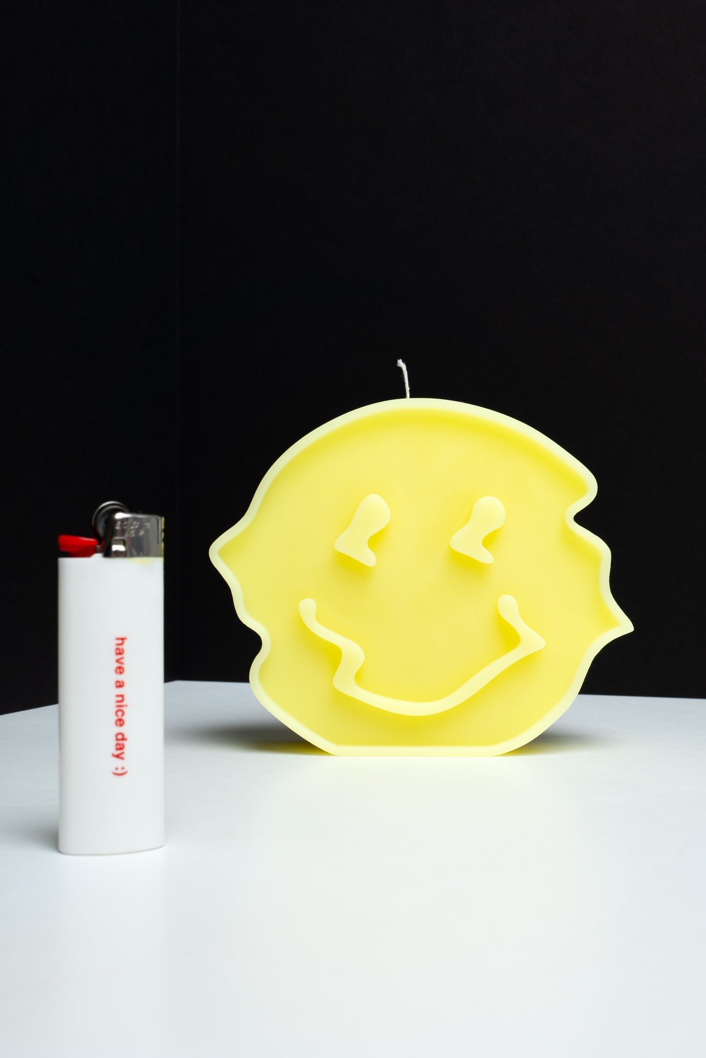 Smiley Face Candle
